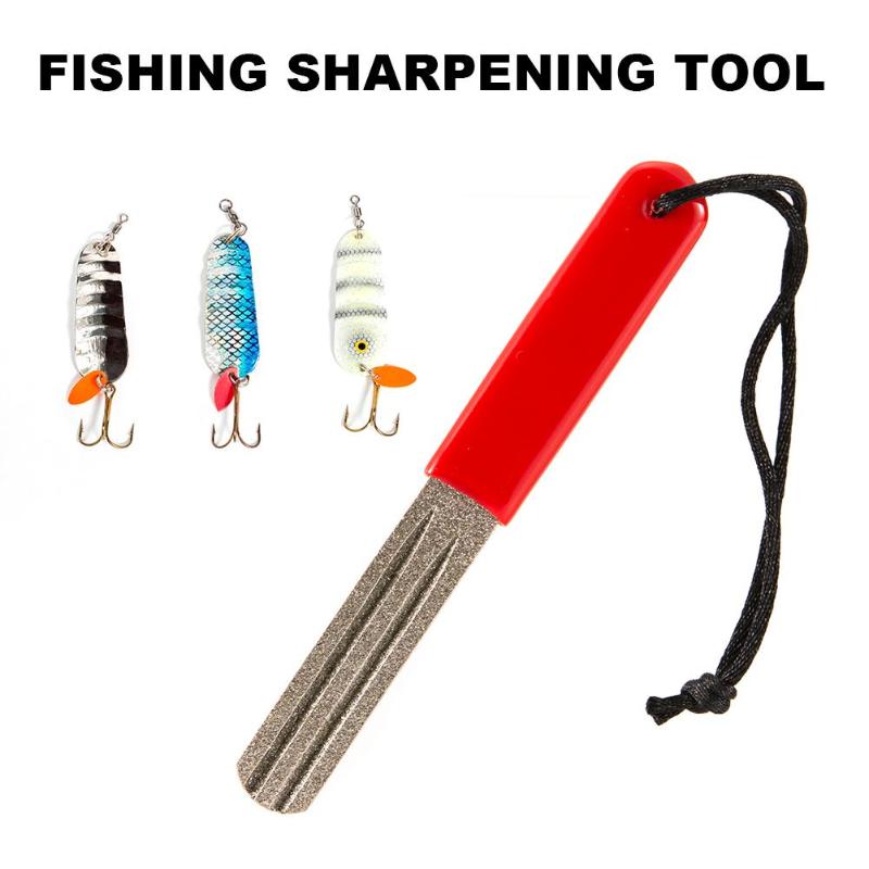 Diamond Fishing Hook Hone Fishook Sharpening Fishing Tackle Box Accessory Tool Easy To Use Fish Trackle Tools-ebowsos