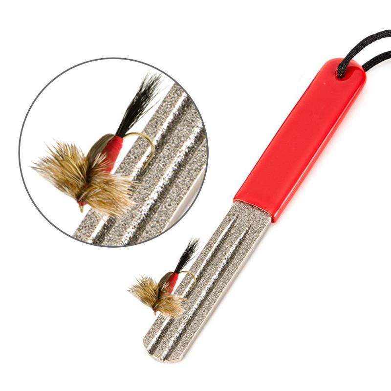 Diamond Fishing Hook Hone Fishook Sharpening Fishing Tackle Box Accessory Tool Easy To Use Fish Trackle Tools-ebowsos