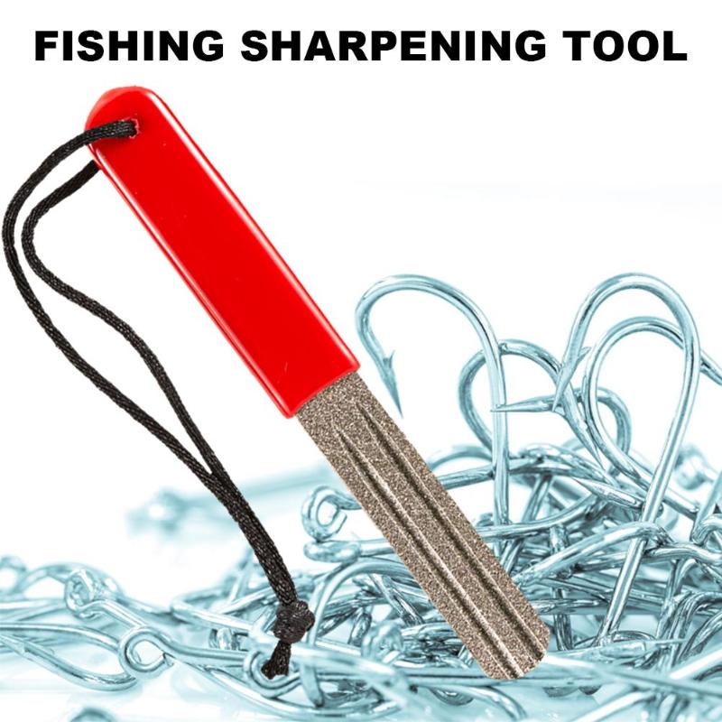 Diamond Fishing Hook Hone Fishook Sharpening Fishing Tackle Box Accessory Tool Easy To Use Fish Trackle Tools-ebowsos