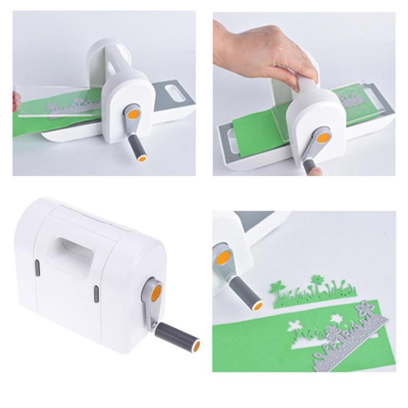 Dies Cutting Embossing Machine Scrapbooking Cutter Piece Die Cut Paper Cutter with Replacement Pad DIY Embossing Die Tool - ebowsos