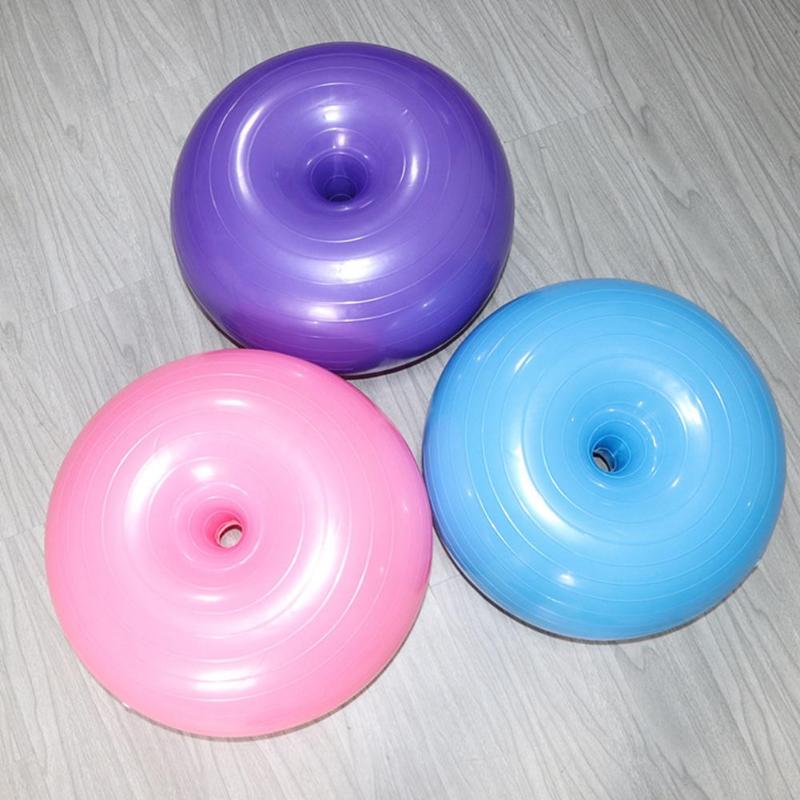 Donut Trainer Yoga Ball Exercise Stable Yoga Ball Fitness Equipment for Office Professional and Durable Thick Design Safe-ebowsos