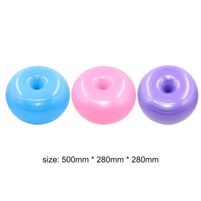 Donut Trainer Yoga Ball Exercise Stable Yoga Ball Fitness Equipment for Office Professional and Durable Thick Design Safe-ebowsos