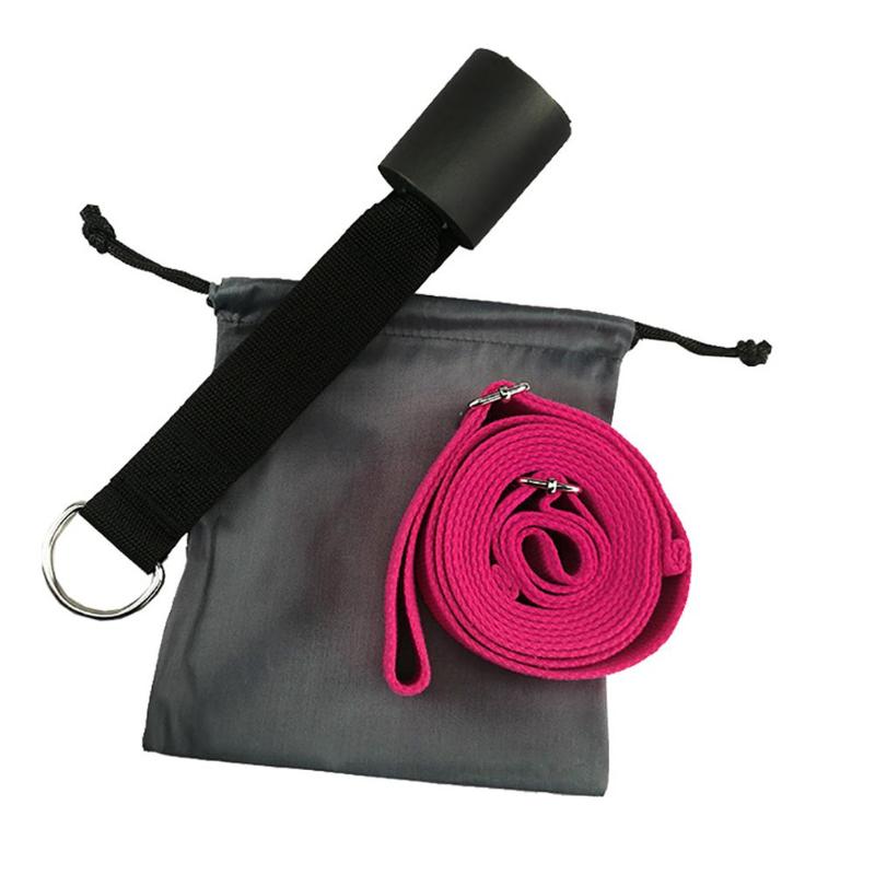 Door Adjustable Sports Yoga Ballet Band Dance Gymnastic Exercise Rope Soft Tension Stretching Strap Leg Stretcher Belt bag-ebowsos