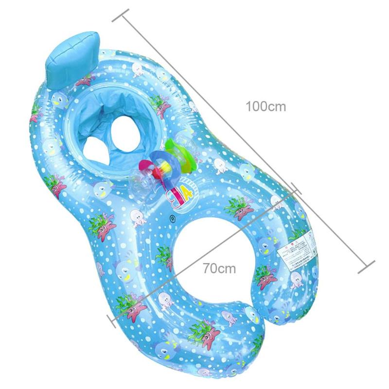 Double Circle Swimming Ring Baby Swim Trainer Kids Summer Beach Accessories Children Swimming Rings Circle Float-ebowsos