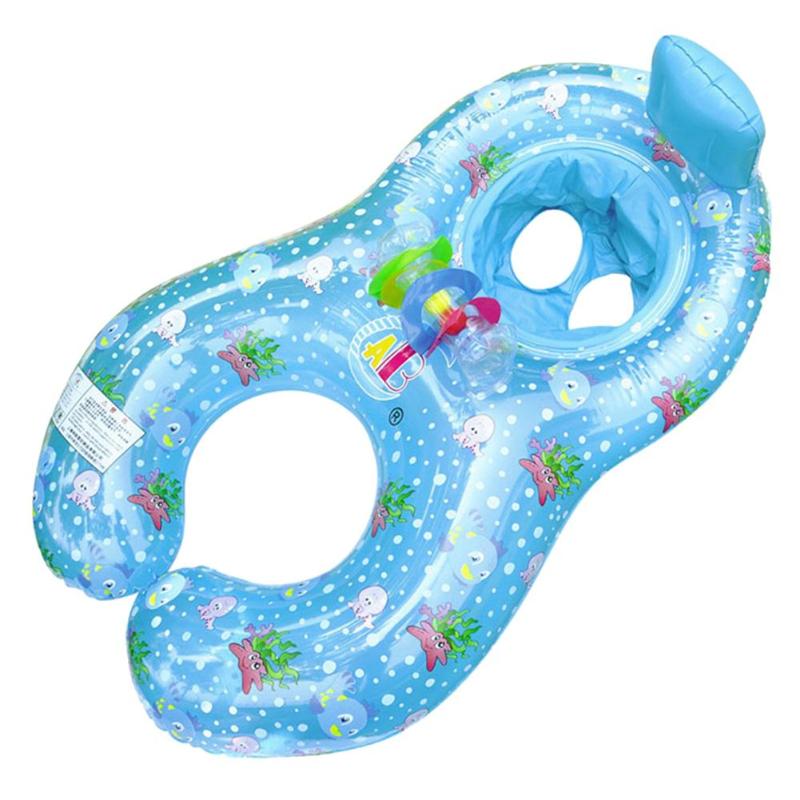 Double Circle Swimming Ring Baby Swim Trainer Kids Summer Beach Accessories Children Swimming Rings Circle Float-ebowsos