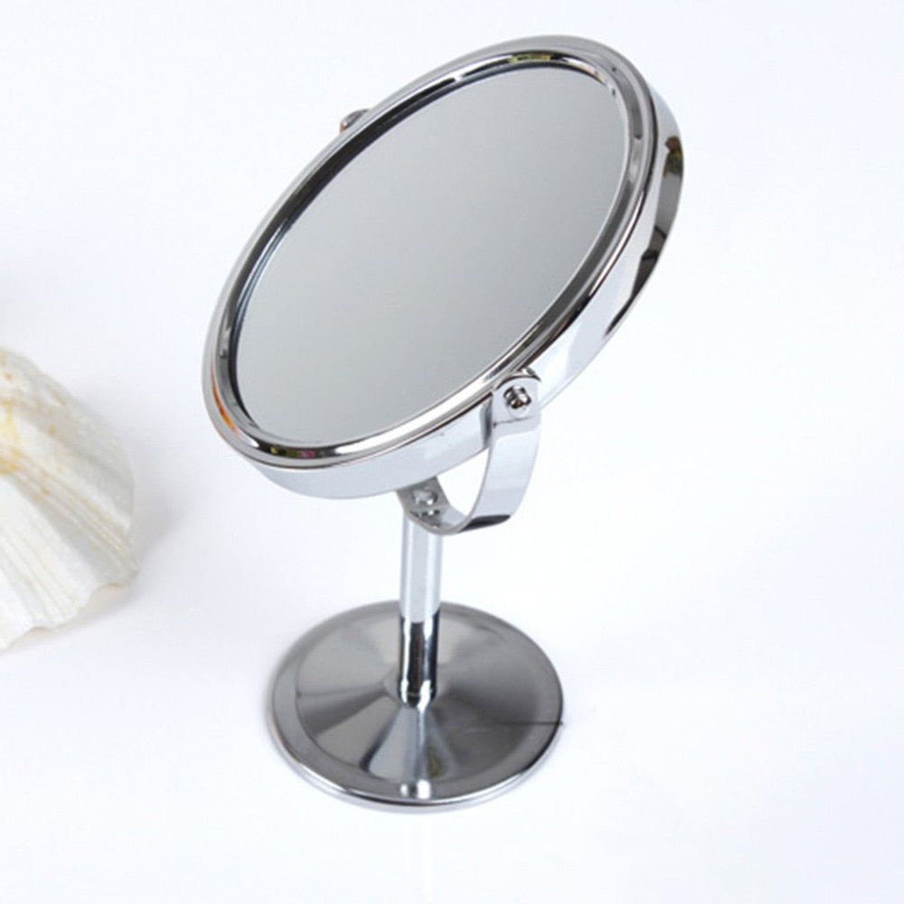 Double Face Dressing Mirror 360 Degree Rotating Portable Small Mirrors women make up tools makeup tool drop shipping - ebowsos