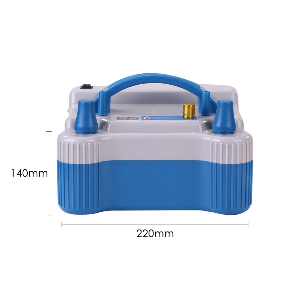 Double Hole Inflatable Electric Air Balloon Pump Inflator Air Blower Pump - ebowsos