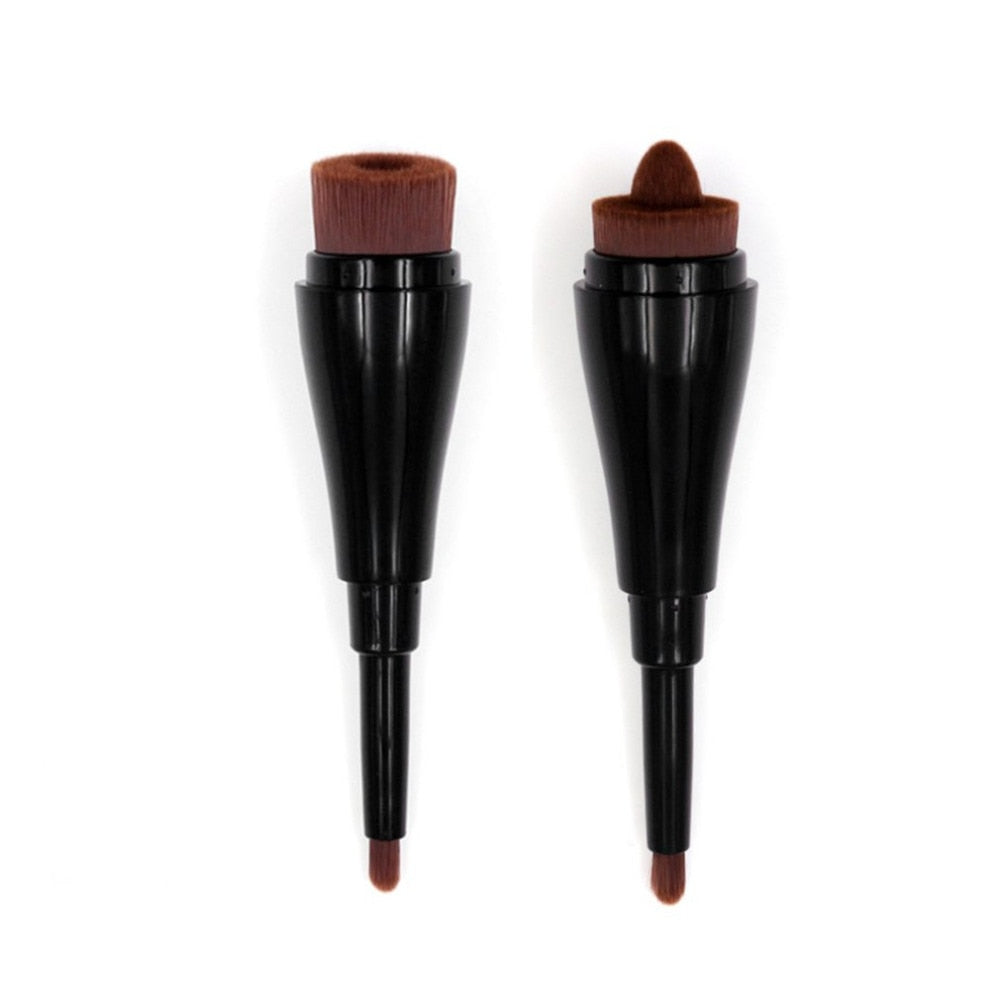 Double head  Pro cosmetic Makeup Brush Powder Foundation Blush Brush Soft Pencil contour Eyeshadow make up brush - ebowsos