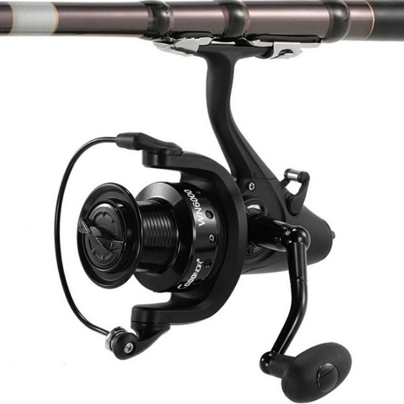 Dual-unloading Full Metal Fishing Vessel Front Rear Brake Spinning Wheel-ebowsos