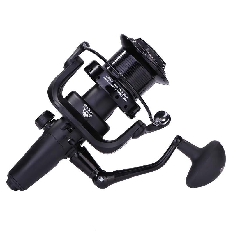 Dual-unloading Full Metal Fishing Vessel Front Rear Brake Spinning Wheel-ebowsos