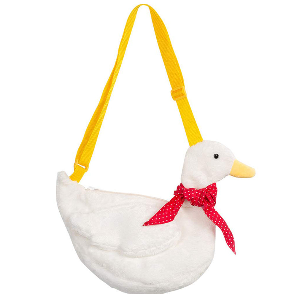 Duck Bag Cute Duck Bag Plush 39cm Mini Bag Stuffed Animal Anime Cartoon Little Girl Bags Toddler Purse Kids Shoulder Toys - ebowsos