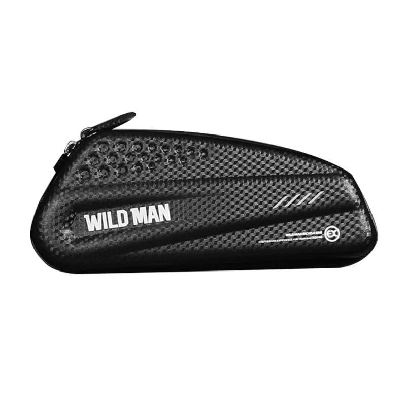 Durable Bicycle Bags Wear-resistant WILD MAN Waterproof MTB Mobile Phone Case Bike Frame Front Top Tube Saddle Bags-ebowsos