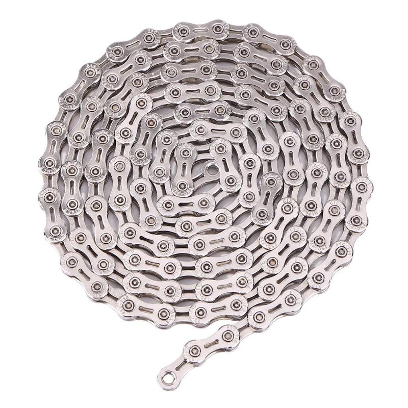 Durable Bicycle Chains Delicate Design Bicycle Chain 10 Speed Half Hollow 116 Links MTB Bike Chain Cycling Accessories-ebowsos