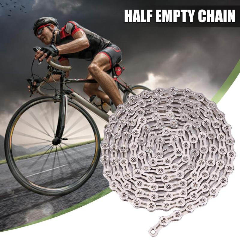 Durable Bicycle Chains Delicate Design Bicycle Chain 10 Speed Half Hollow 116 Links MTB Bike Chain Cycling Accessories-ebowsos