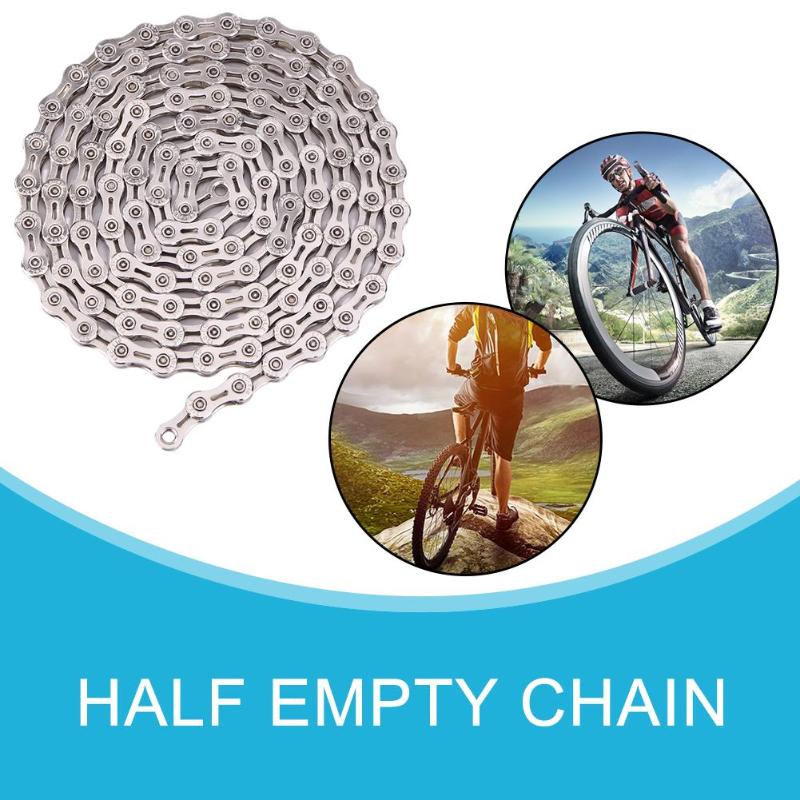 Durable Bicycle Chains Delicate Design Bicycle Chain 10 Speed Half Hollow 116 Links MTB Bike Chain Cycling Accessories-ebowsos