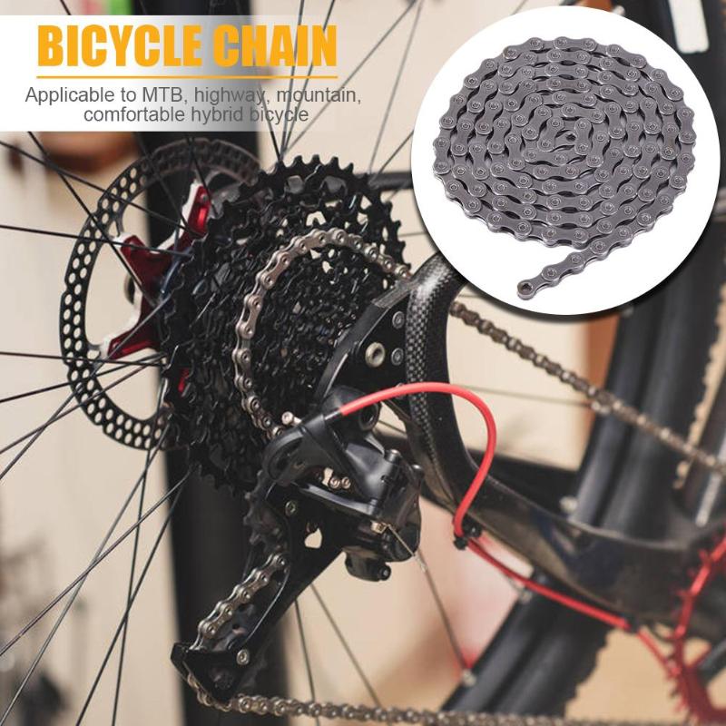 Durable Bicycle Chains Multi-function HG95 Bicycle Chain Quick Connector 116 Links 10/30 Speed MTB Bike Cycling Chain-ebowsos