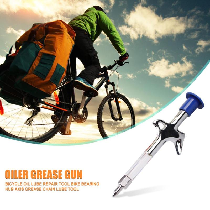 Durable Bicycle Grease Gun Delicate Design Mountain MTB Bike Lubricant Grease Gun Bicycle Repair Service Tools Accessories-ebowsos