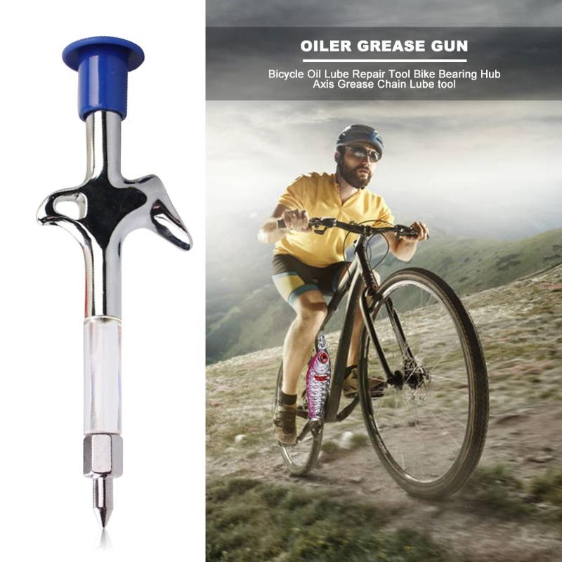 Durable Bicycle Grease Gun Delicate Design Mountain MTB Bike Lubricant Grease Gun Bicycle Repair Service Tools Accessories-ebowsos