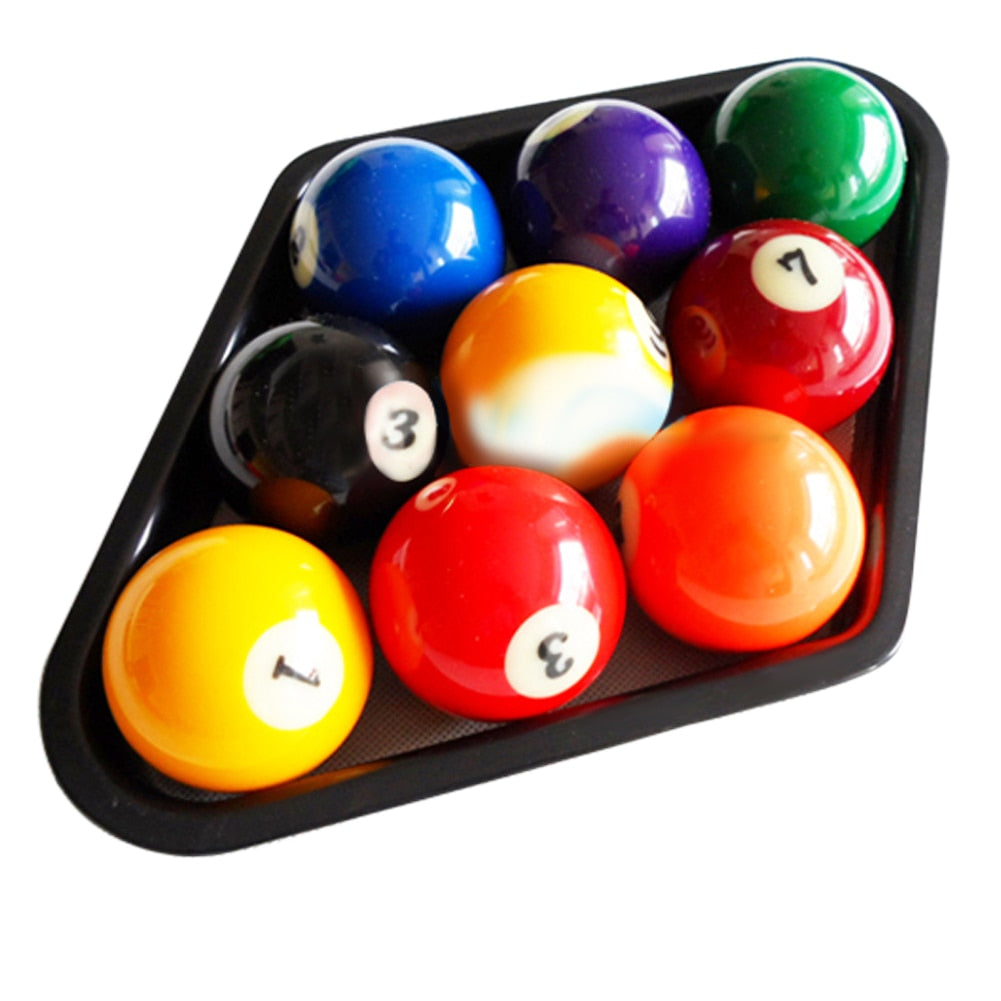 Durable Billiards 9 Ball Pool Table Triangle Rack Heavy Duty Black Plastic Balls Diamond Rack US#V-ebowsos