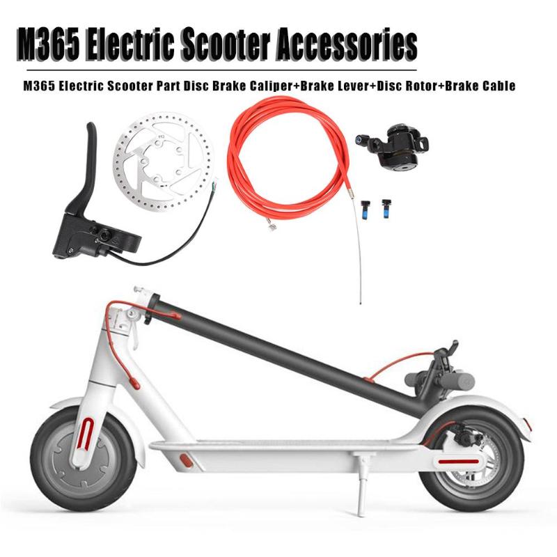 Durable Brake Line Skillful Manufacture M365 Original Electric Scooter Parts Disc Brake Calipers+Brake Lever+Disc Rotor-ebowsos