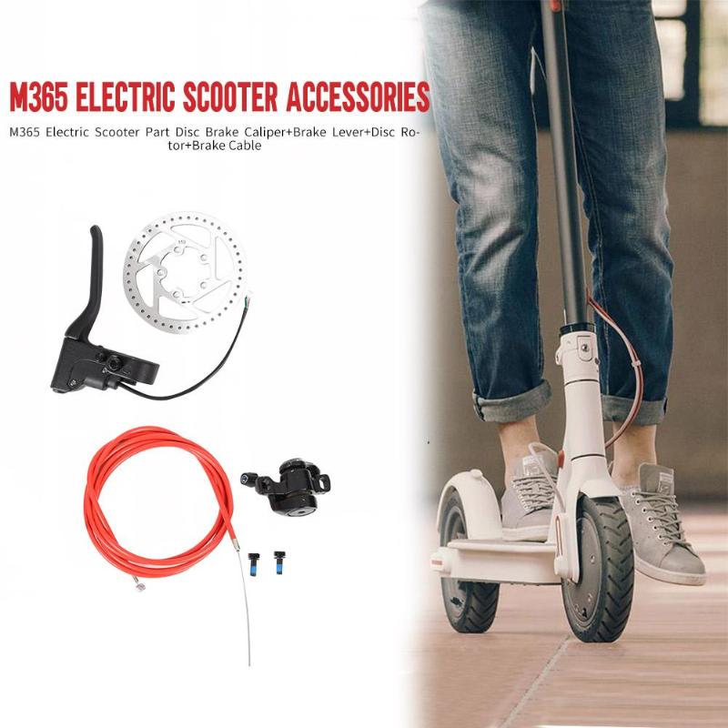 Durable Brake Line Skillful Manufacture M365 Original Electric Scooter Parts Disc Brake Calipers+Brake Lever+Disc Rotor-ebowsos