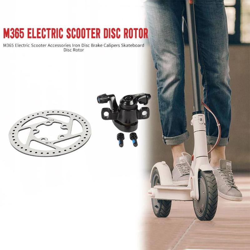 Durable Disc Rotor Skillful Manufacture M365 Electric Scooter Accessories Iron Disc Brake Calipers Skateboard Disc Rotor-ebowsos