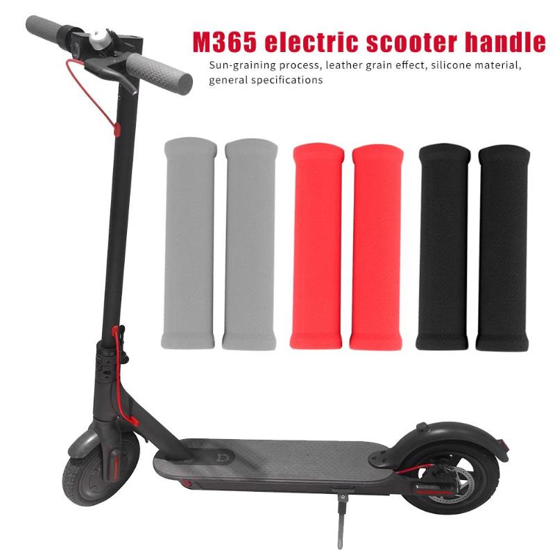 Durable Electric Scooter Handle Sleeves Portable For Xiaomi Mijia M365 Texture Electric Scooter Skateboard Handle Grip Sleeves-ebowsos