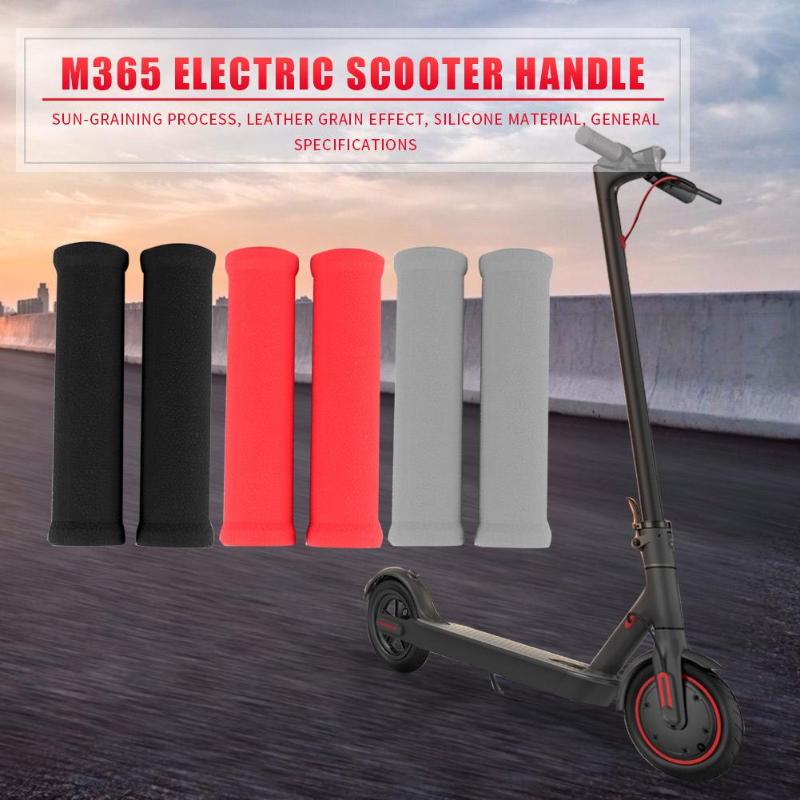 Durable Electric Scooter Handle Sleeves Portable For Xiaomi Mijia M365 Texture Electric Scooter Skateboard Handle Grip Sleeves-ebowsos