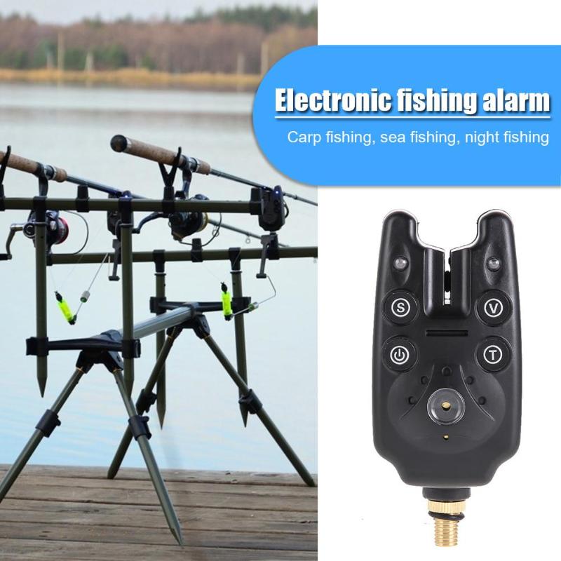 Durable Fishing Bite Alarm Delicate Design 3x Adjustable Tone Volume Sensitivity Sound Alert Fishing Bite Alarm Accessories-ebowsos