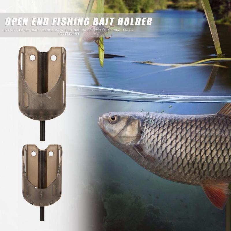 Durable Fishing Feeder Multi-function 1/8pcs Fishing Bait Feeder Open End Bait Holder Carp Fishing Tackle Accessories-ebowsos