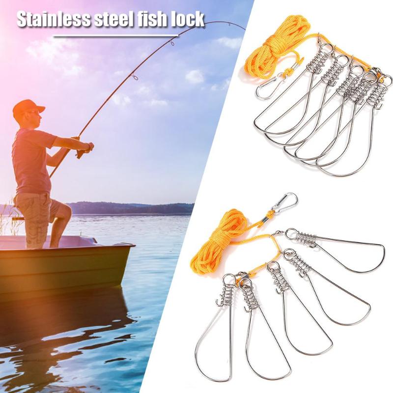 Durable Fishing Lock Buckle Buoyancy Fishing Accessories 5m Fishing Lock Buckle Wear-resistant Live Fish Lure Locks Belt-ebowsos