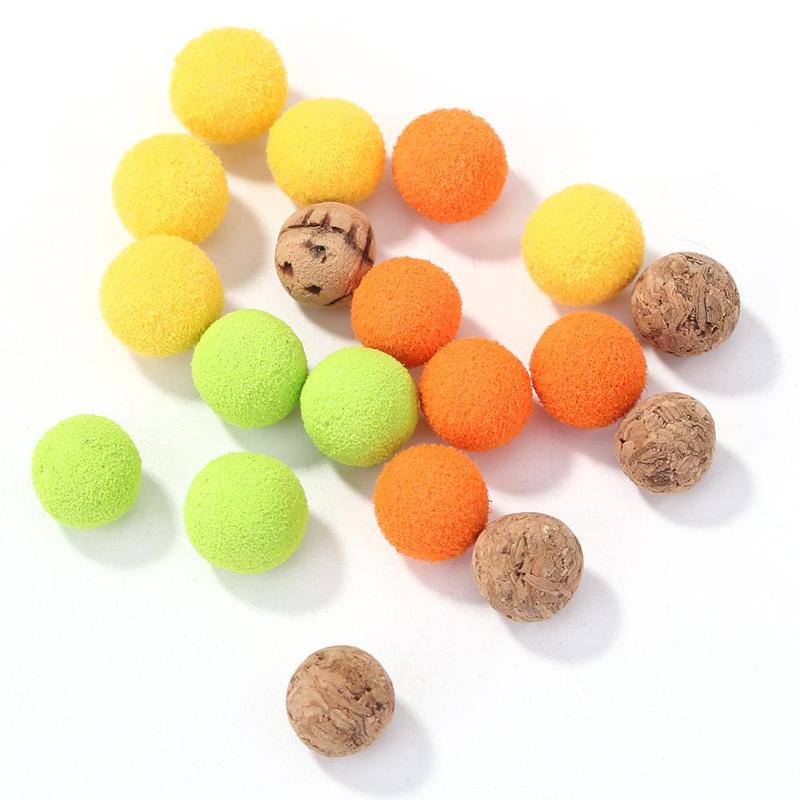 Durable Fishing Lures Multi-function 15x Fishing Bait Foam Pop Up Boilie Hair Rig Hookbait Carp Feeder Fishing Tackle-ebowsos