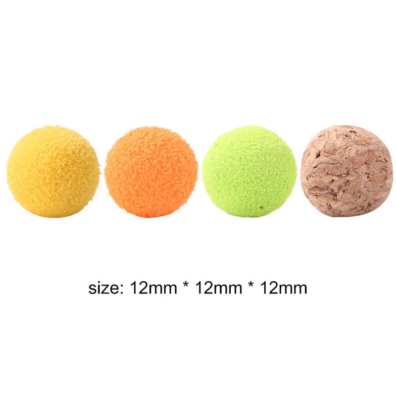 Durable Fishing Lures Multi-function 15x Fishing Bait Foam Pop Up Boilie Hair Rig Hookbait Carp Feeder Fishing Tackle-ebowsos