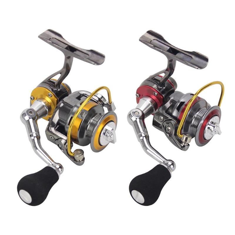 Durable Fishing Reels Delicate Design Mini All Metal Spinning Reel 5.0:1 5kg Max Drag Spinning Reel Ice Fishing Tackle-ebowsos