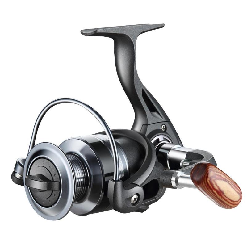 Durable Fishing Reels Easy Installation Folding Rocker Coil Spinning Fishing Reel 12BB 5.2:1 Speed Ratio Fish Reels-ebowsos