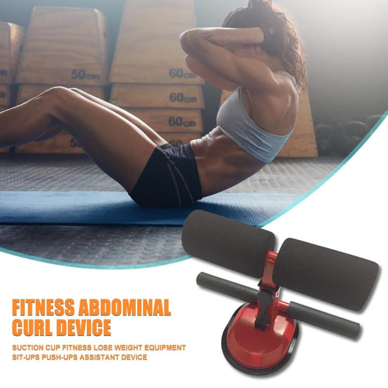 Durable Fitness Abdominal Curl Device Lose Weight Gym Body Equipment Fitness Workout Sit-ups Push-ups Assistant Device-ebowsos