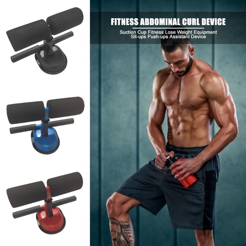 Durable Fitness Abdominal Curl Device Lose Weight Gym Body Equipment Fitness Workout Sit-ups Push-ups Assistant Device-ebowsos