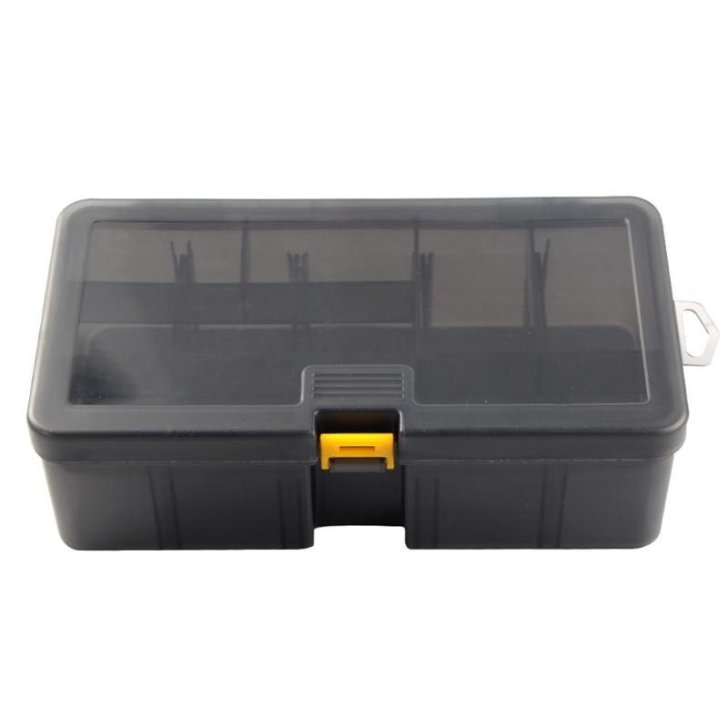 Durable Plastic Fishing Lure Hook Tackle Storage Box Organizer Double Sided Container Fishing Equipment Fishing Tackle Boxes-ebowsos