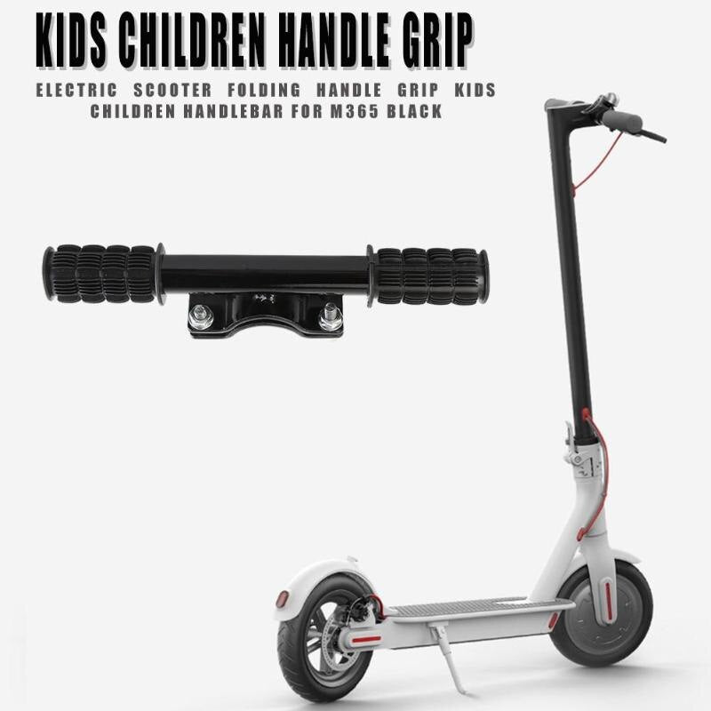 Durable Scooter Child Handle Classic Delicate Electric Scooter Folding Handle Grip Kids Children Handlebar for M365 Black-ebowsos