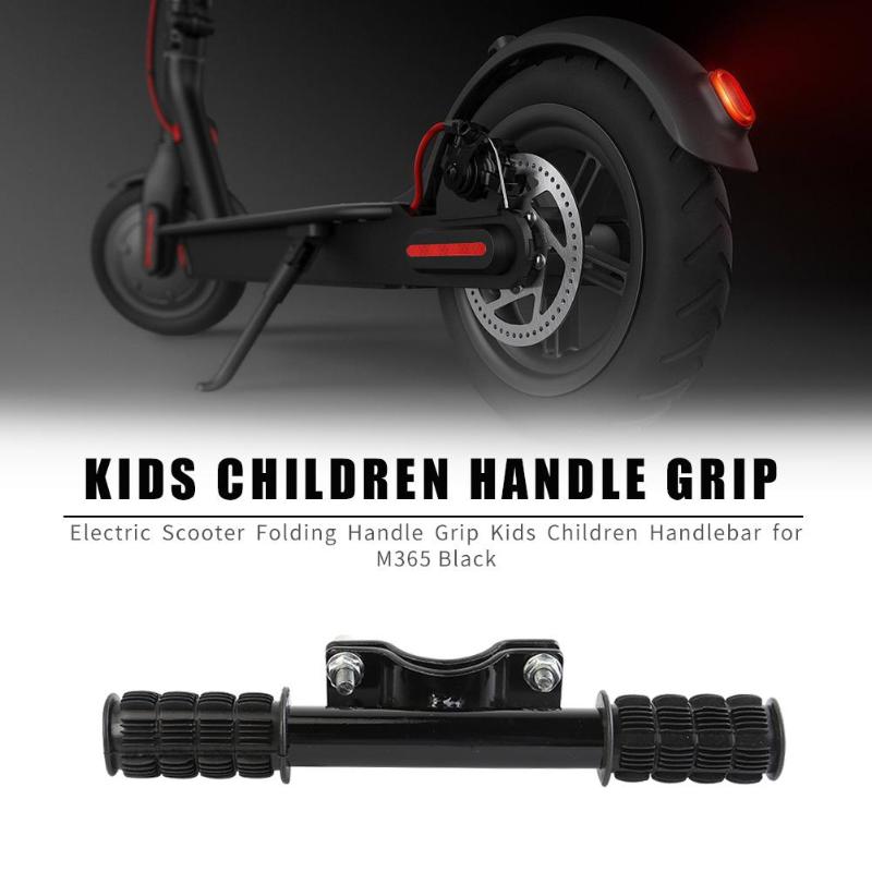 Durable Scooter Child Handle Classic Delicate Electric Scooter Folding Handle Grip Kids Children Handlebar for M365 Black-ebowsos