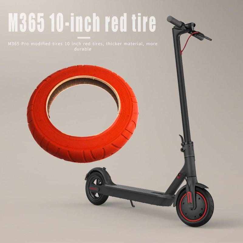 Durable Scooter Wheel Tire Multi-function M365 Pro 10 inch Electric Scooter Red Outer Tire Modification Scooter Wheel Tire-ebowsos