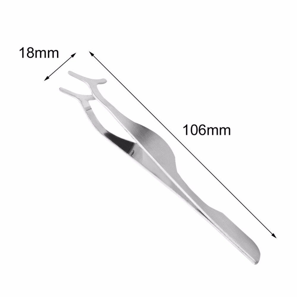 Durable Stainless Steel Eyelash Curler False Fake Eyelashes Clip Women Eyelash Makeup Beauty Tweezers Clip Tool Cheap - ebowsos