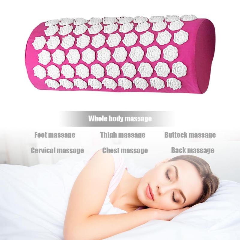 Durable Yoga Mats Classic Delicate Multifunction Lotus Acupressure Massage Yoga Pillow Relieve Stress Neck Cushion-ebowsos