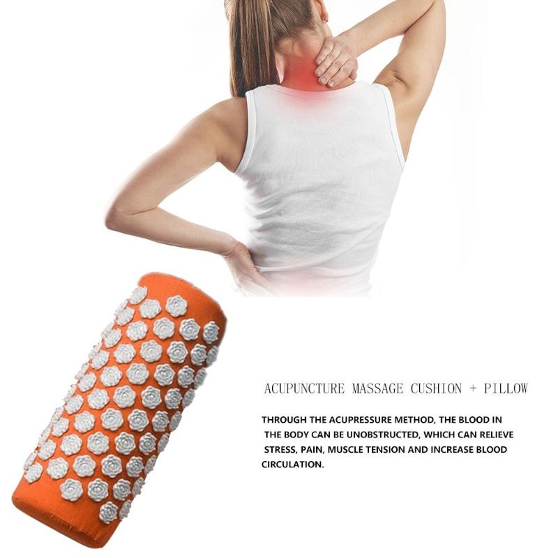 Durable Yoga Mats Classic Delicate Multifunction Lotus Acupressure Massage Yoga Pillow Relieve Stress Neck Cushion-ebowsos