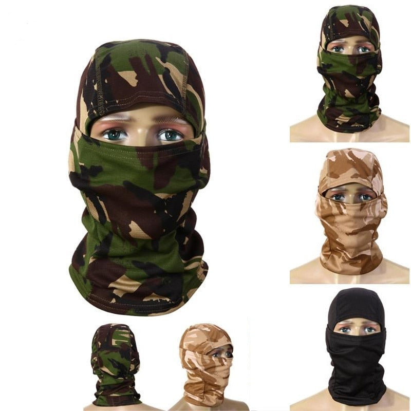 Dust-proof Cycling Face Mask 3D Hunting Hunter Camouflage Camo Headgear Balaclava Face Mask for Bicycle Snowboard Ski Men-ebowsos