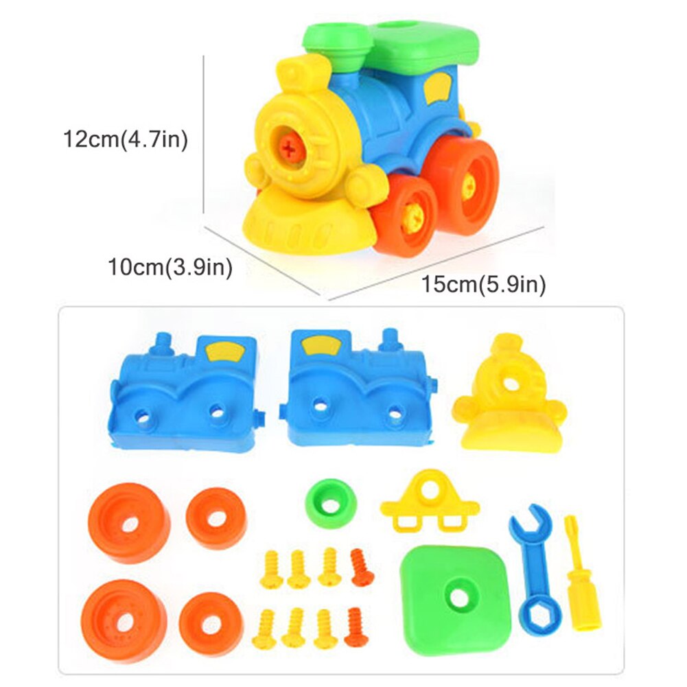 Early Learning Education DIY Block Screw Nut Group Installed Plastic 3D Assemble Disassembly Multi Motorcycle Style Toy for Kid-ebowsos