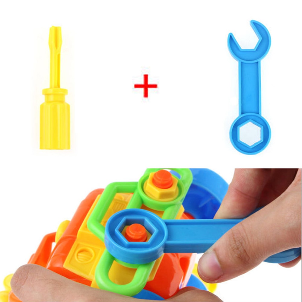 Early Learning Education DIY Block Screw Nut Group Installed Plastic 3D Assemble Disassembly Multi Motorcycle Style Toy for Kid-ebowsos