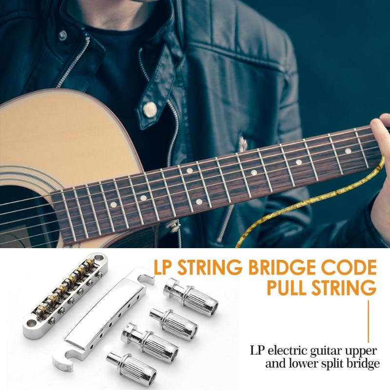 Electric Guitar Bridge Roller Saddle Locking Bridge for Guitar Accessory-ebowsos