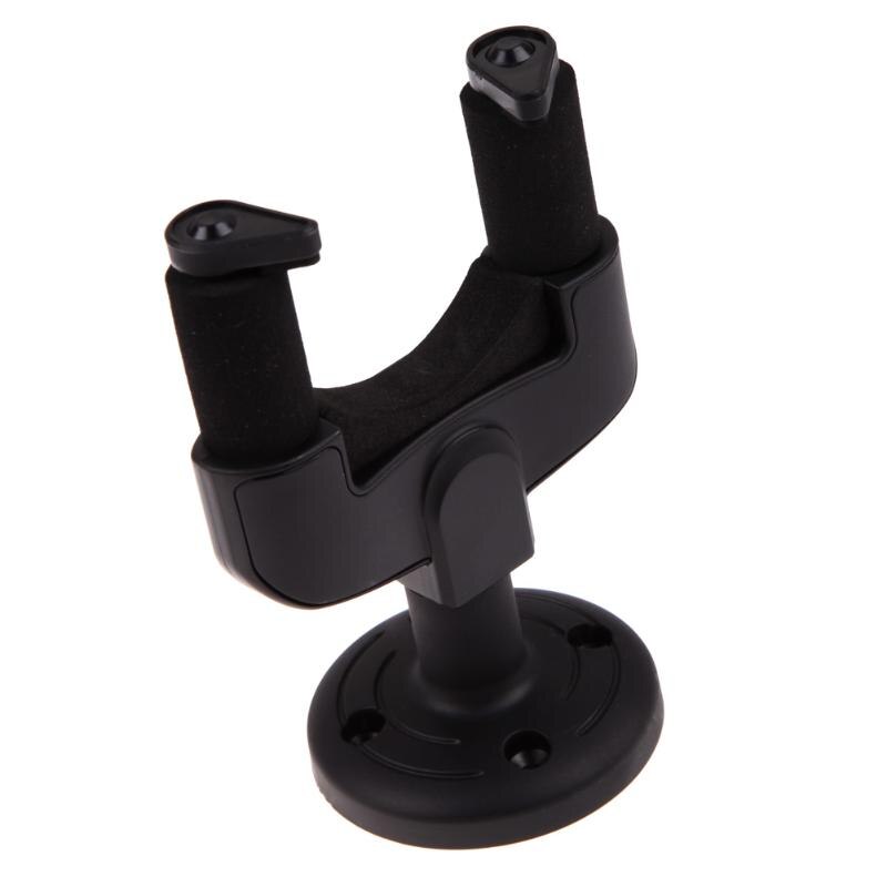 Electric Guitar Wall Hanger Holder Stand Rack Hook Mount for All Size Black-ebowsos