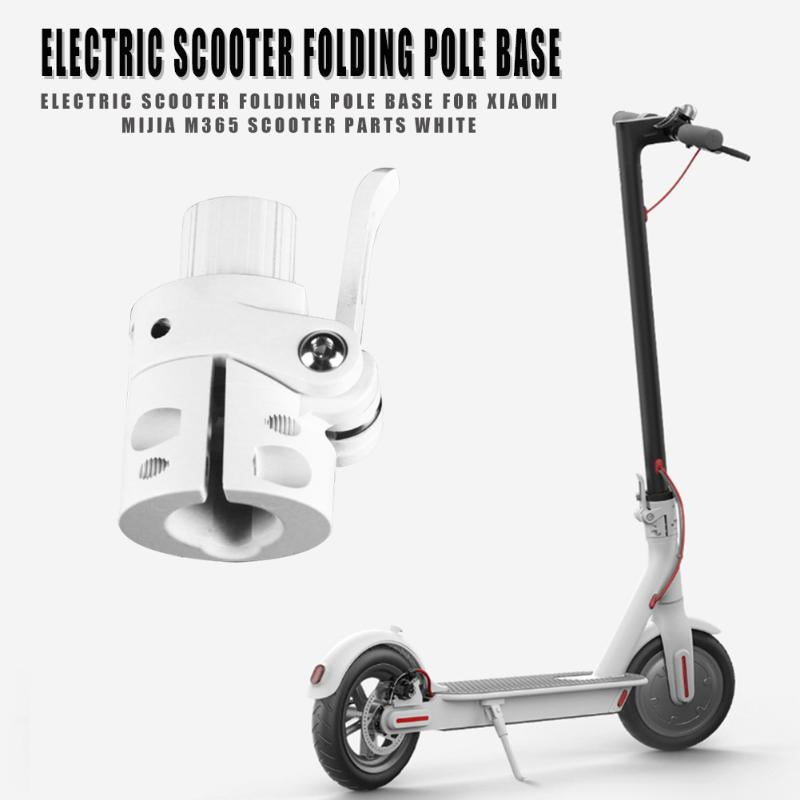 Electric Scooter Folding Pole Base Lighten and Strengthen Car Overall Body for Xiaomi Mijia M365 Scooter Parts White-ebowsos